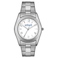 Men's Warwick Stainless Steel Bracelet Watch W/ White Dial